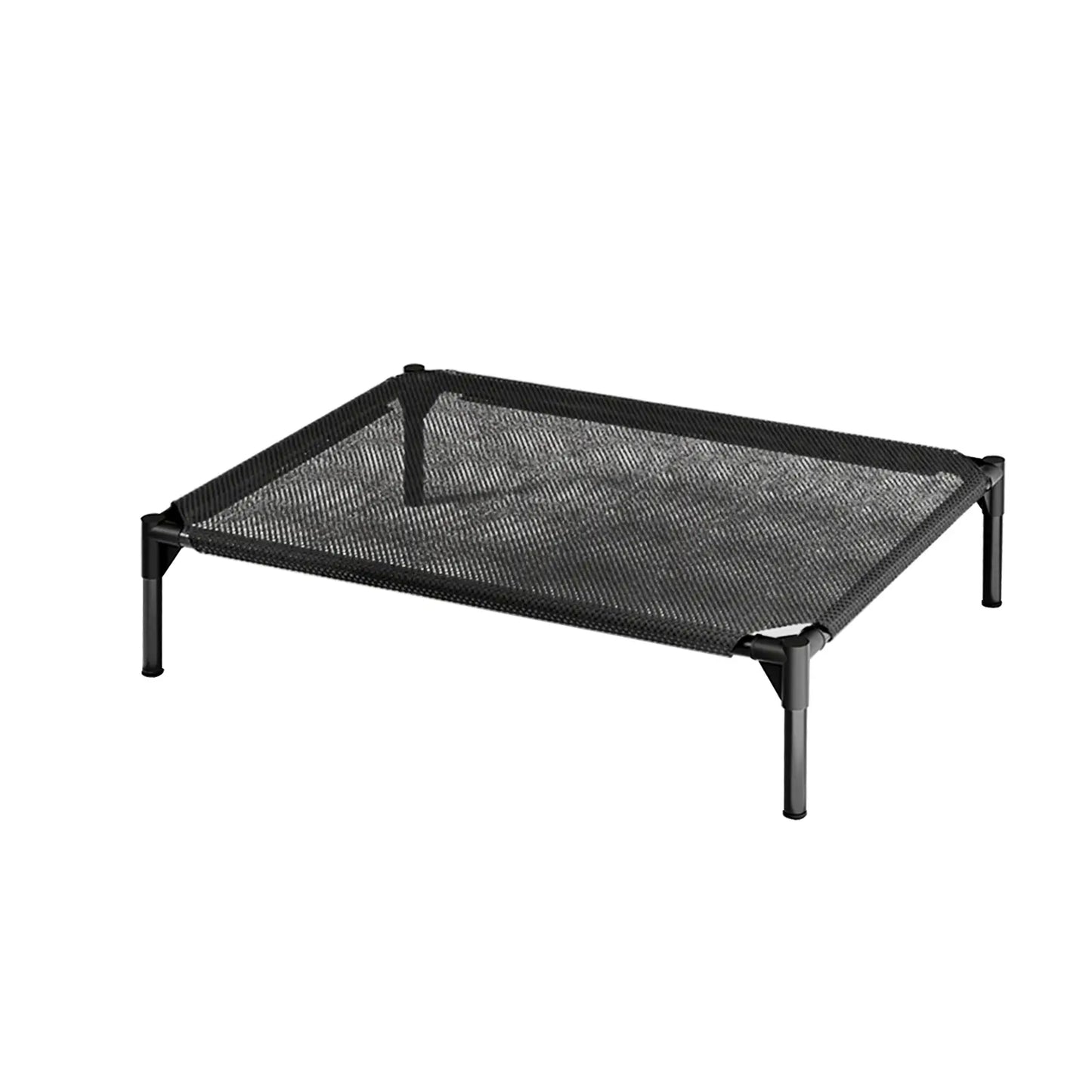 Suitable for Medium and Large Dogs;Breathable Elevated Dog Bed, Portable Elevated Pet Hammock with Breathable Mesh Fabric and a Durable Frame; Outdoor Pet Accessory Mat with Washable Mesh and Metal Frame;Premium Installation for Summer Ambiance